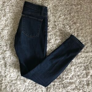 J Brand Starless Mid Rise Super Skinny Dark Jeans